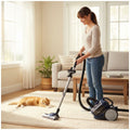 MyGenie 1000W canister pet vacuum - 3L dust capacity - large and small pet turbo heads - blue - 10005880