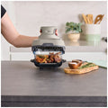 Ninja Crispi 4-in-1 Portable Glass Air Fryer - Stone Grey Finish, Glass Bowl, Compact Size - FN101ST