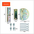 Taskmaster Garage Door Floor Anchor 100mm - Zinc Plated - Security Solution - SuperSaverAU - view 2