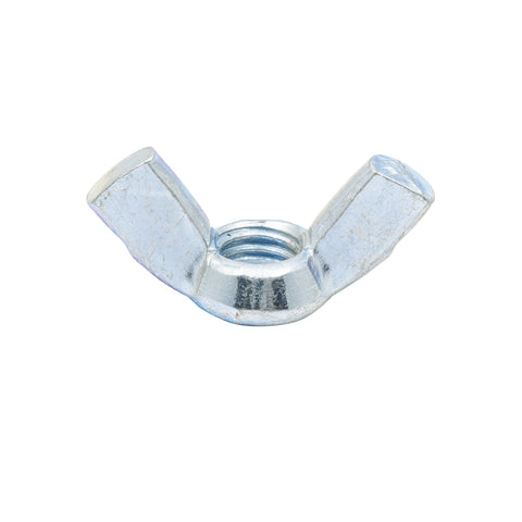 Zenith M8 Zinc Plated Steel Forged Wing Nuts - 3 Pack