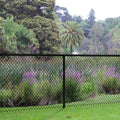 Peak Chain Link Fencing 32mm Black Rail End Assembly - Durable Aluminium - Easy Installation - SuperSaverAU - view 4