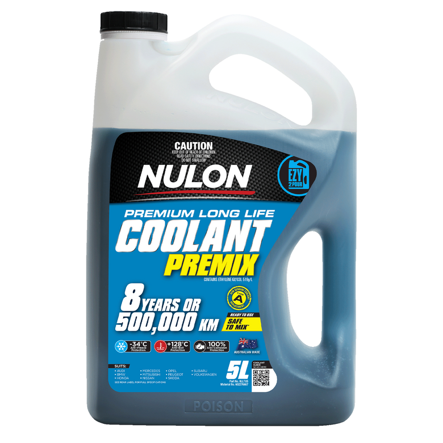 Nulon Blue Long Life Coolant Premix 5L - Anti-Freeze & Anti-Boil Protection - SuperSaverAU - view 1