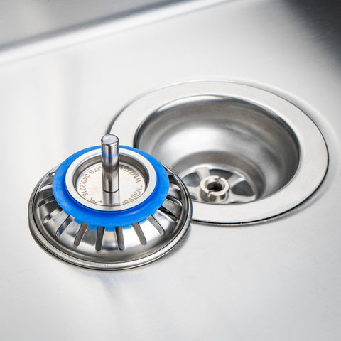EnduraSeal 80mm Stainless Steel Premium Sink Strainer, Chrome for Standard Waste