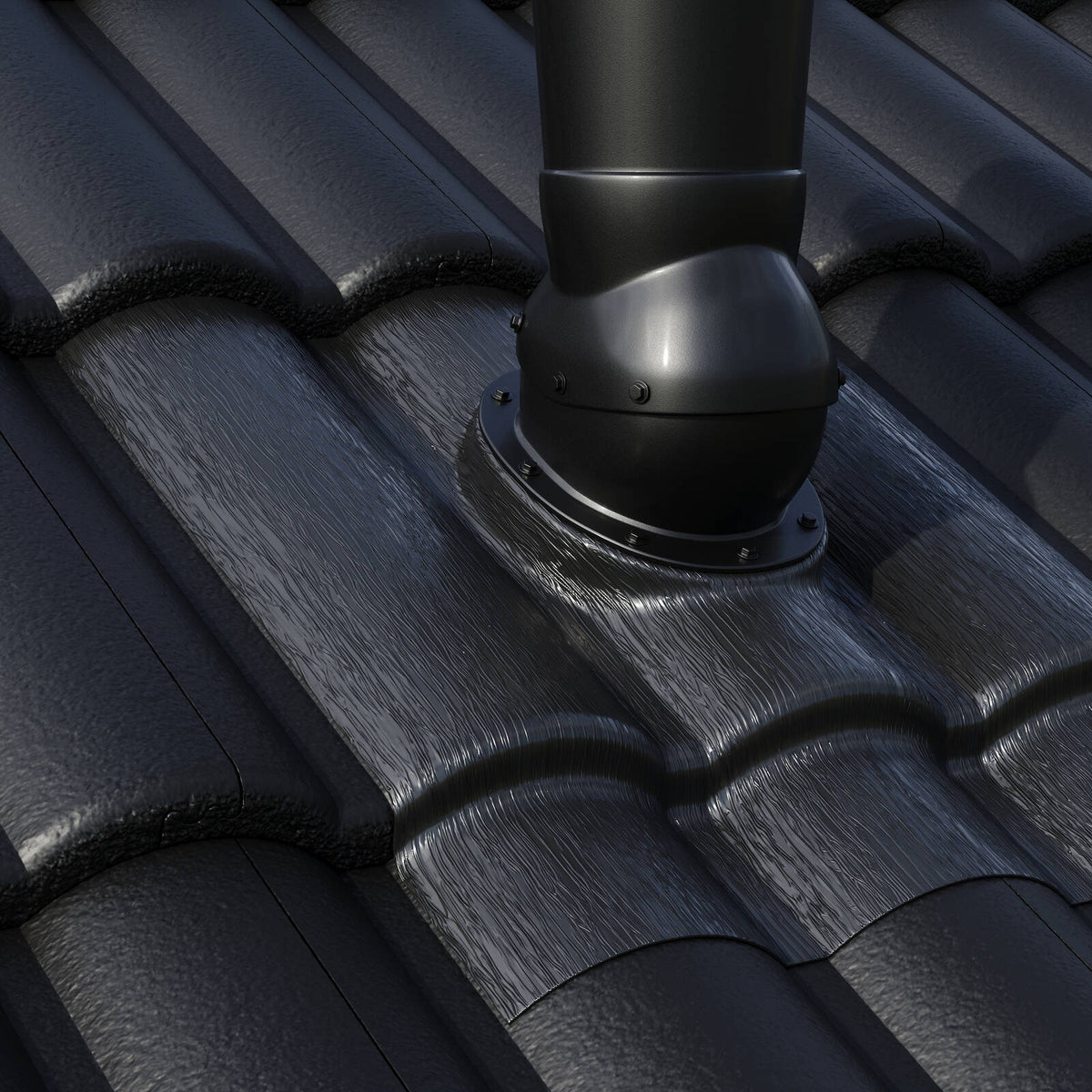 Smartform 200mm x 5m Black Lead Free Flashing Self-Adhesive