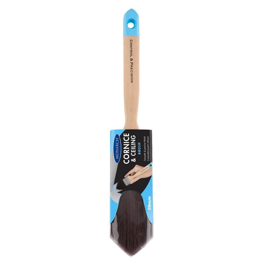 Monarch Cornice & Ceiling Paint Brush 50mm Synthetic Ultra Smooth Finish - SuperSaverAU - view 1