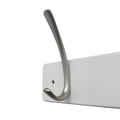 Adoored Double Satin Chrome Hook Rack - 6 Hooks - MDF - Elegant Design - SuperSaverAU - view 3