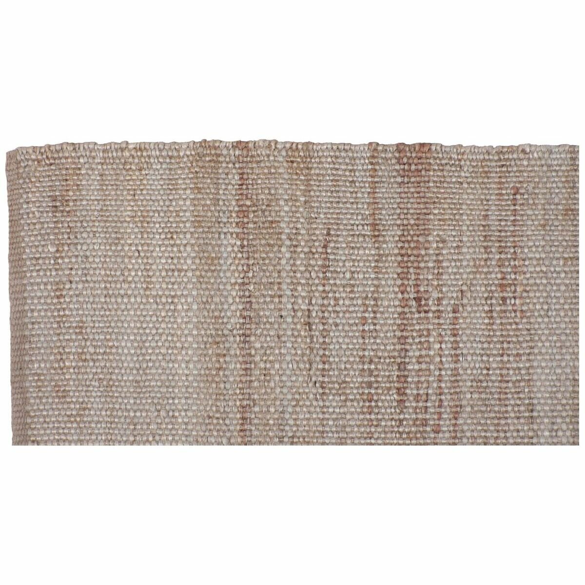 Cadrys Naturals Jute Mist Rug 200x300cm - Handspun Jute Flatweave, 8mm Pile - JUTENM2
