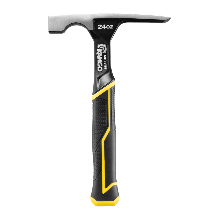 Kango 24oz Anti Vibe Brick Hammer - Dual Face - Heat-Treated Steel - 280mm - SuperSaverAU - view 1