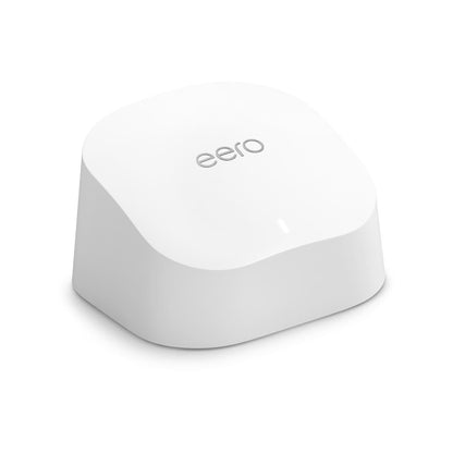 Amazon Eero 6 Dual Band Mesh Wi-Fi 6 Router 1 Pack - 900 Mbps - White - 140 m² Coverage