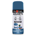 White Knight Squirts Bermuda Blue Gloss Spray Paint 310g - Solvent-Based, UV Resistant