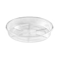 Eden 240mm Clear Round Porto Saucer - Polypropylene Plant Pot Tray