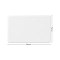 DETA X6 Blank Wall Plate 115 x 75mm White Polycarbonate
