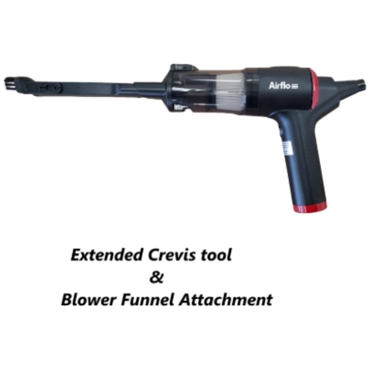 Airflo pistol grip handheld vacuum cleaner - 12V motor, three speed modes, USB charging, HEPA filter - AFV716
