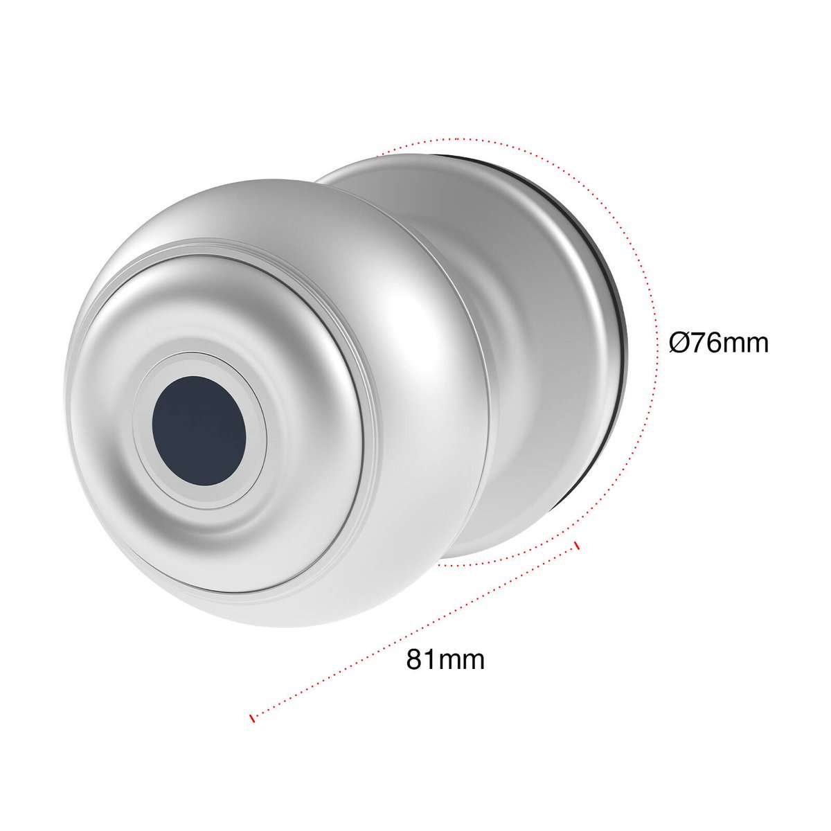Orion Grid Connect Smart Door Knob Lock - Keyless Entry - 54mm - Bluetooth