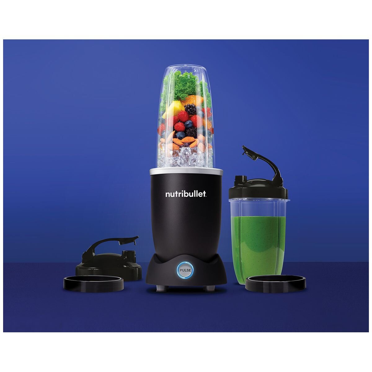 NutriBullet Pro+ 1200 Blender 1200W - 900ml and 700ml Cups, Black - N12-1007MK