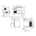 Hoshizaki Nugget Ice Maker - Up to 110kg Per Day - Stainless Steel, CleanCycle6 System - ICEFM-120KE-50-HCN