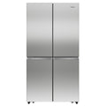 Hisense 609L French door fridge - stainless steel, inverter compressor, 3 star energy rating - HRCD610TS