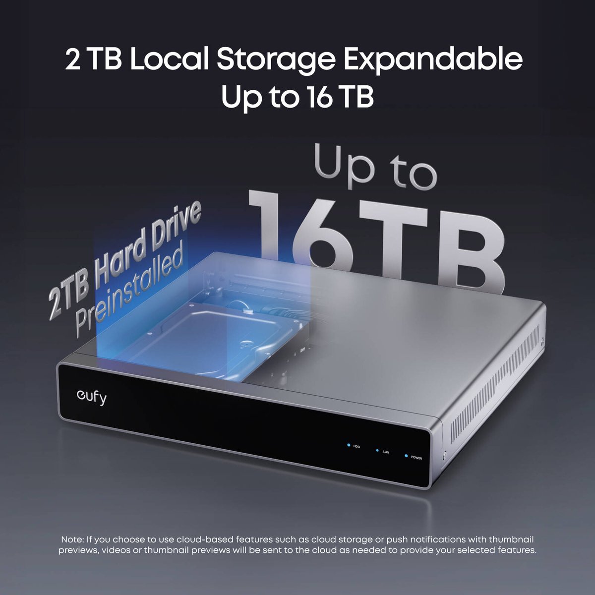 Eufy e40 NVR POE Security System - 4 Bullet Cameras - 4K UHD - Night Vision