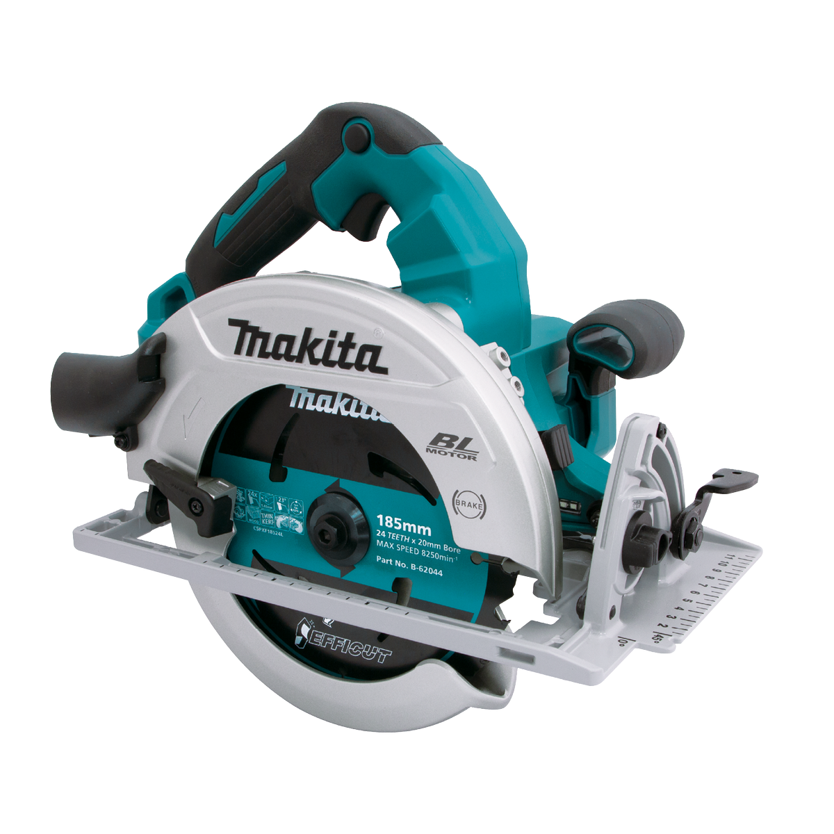 Makita Brushless Circular Saw - 185mm - Plastic - 18V x 2 Performance