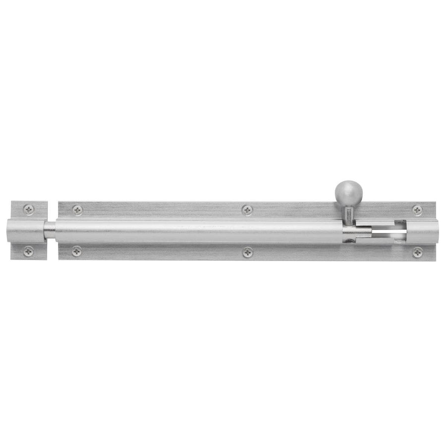 Delf Trade Barrel Bolt 200 x 32 x 9.5mm Zinc Alloy Satin Chrome - SuperSaverAU - view 1