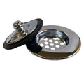 EZYFIX 50mm Chrome Retrofit Waste Insert and Plug Brass Bath Repair Kit