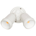 Brilliant Raptor III Twin 20W Outdoor Flood Light Beige, Adjustable Heads, Weather Resistant 22601/09