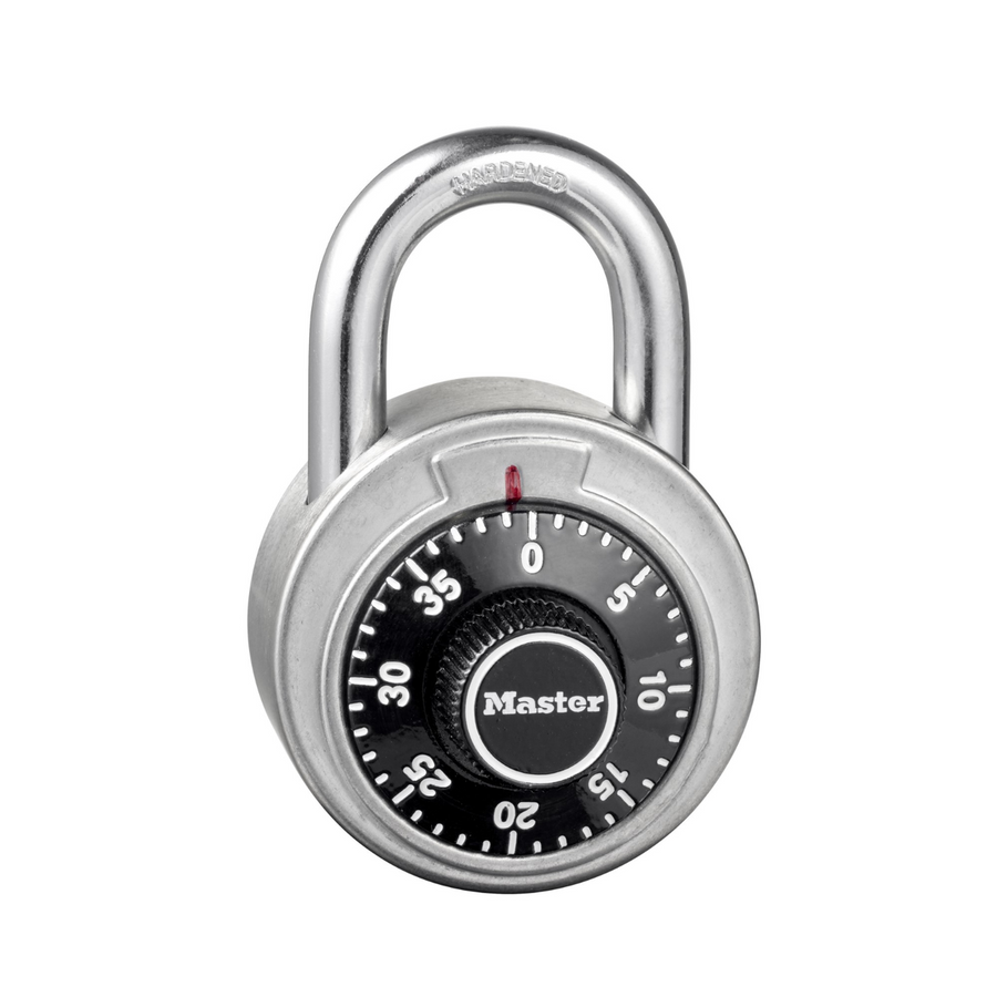 Master Lock 48mm Combination Padlock - Stainless Steel - Cut Resistant - SuperSaverAU - view 1