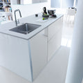 Franke Mythos 550mm single bowl undermount sink - stainless steel - sound deadening pads - MYX110-55B