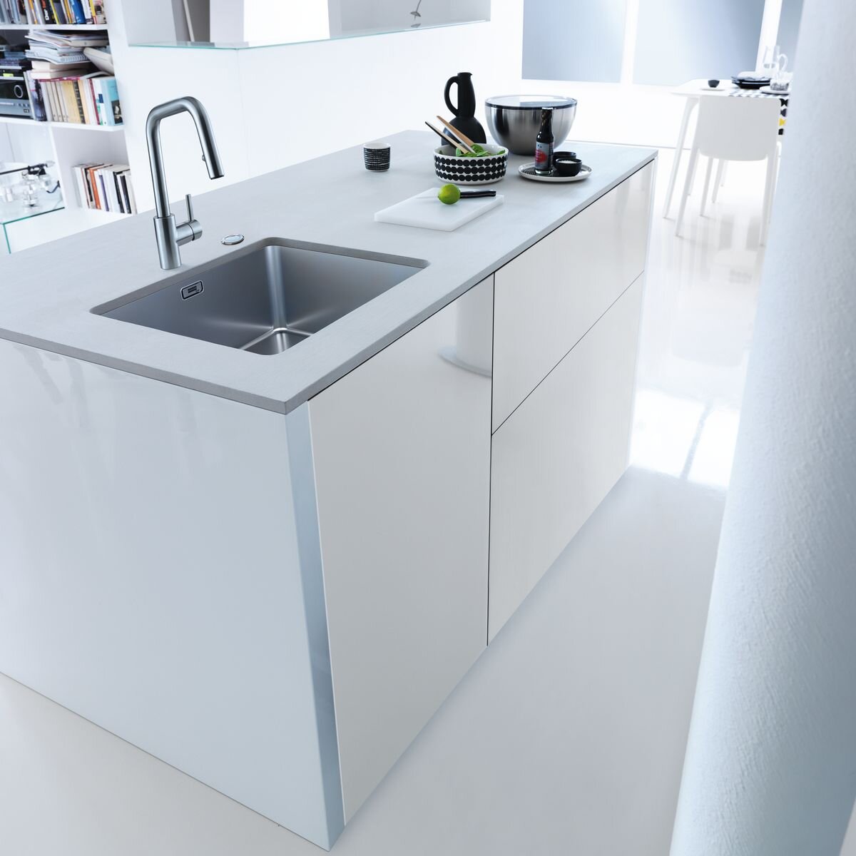 Franke Mythos 550mm single bowl undermount sink - stainless steel - sound deadening pads - MYX110-55B