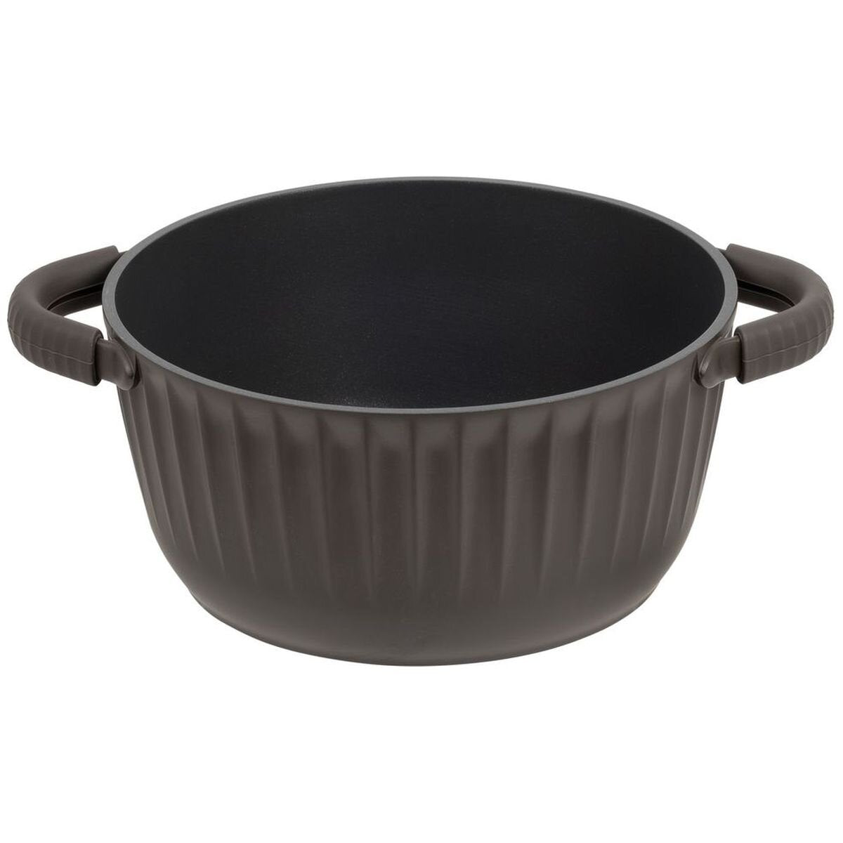 Resto Ascella 24cm Non-Stick Casserole Pot with Lid - 4.6L, Recycled Aluminium, Induction - RE94003