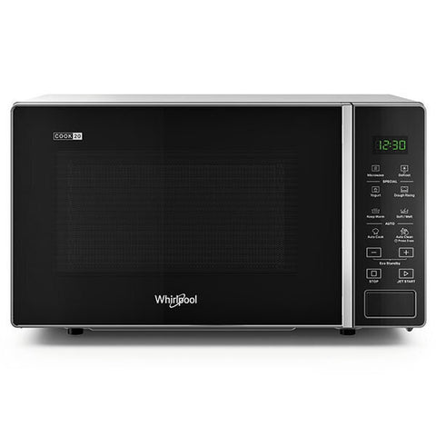 Whirlpool 20L Solo Freestanding Microwave Oven - 700W, Black, Auto Cook - MWP201SB