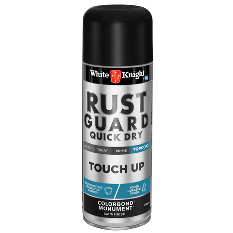 White Knight Rust Guard 300g Monument Satin Touch Up Spray Paint - SuperSaverAU - view 1