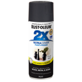 Rust-Oleum 2X Ultra Cover Spray Paint - Flat Black - 340g - SuperSaverAU - view 1