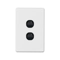 DETA S-Line Series 2 Aperture Wall Plate Polycarbonate 6362PB
