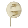 Mondella Resonance Diverter Shower Mixer 35mm - Brushed Brass - Durable - SuperSaverAU - view 1