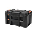 Tactix 2 Drawer Modular Tool Chest - 528mm x 288mm x 349mm - Black - Portable Storage - SuperSaverAU - view 1