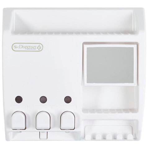 Better Living Ulti Mate Shower Dispenser 430ml White ABS Storage - SuperSaverAU - view 1