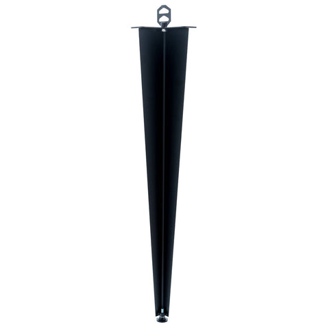 Taskmaster Corner Furniture Leg - 710mm - Black Steel - Adjustable Height - SuperSaverAU - view 1