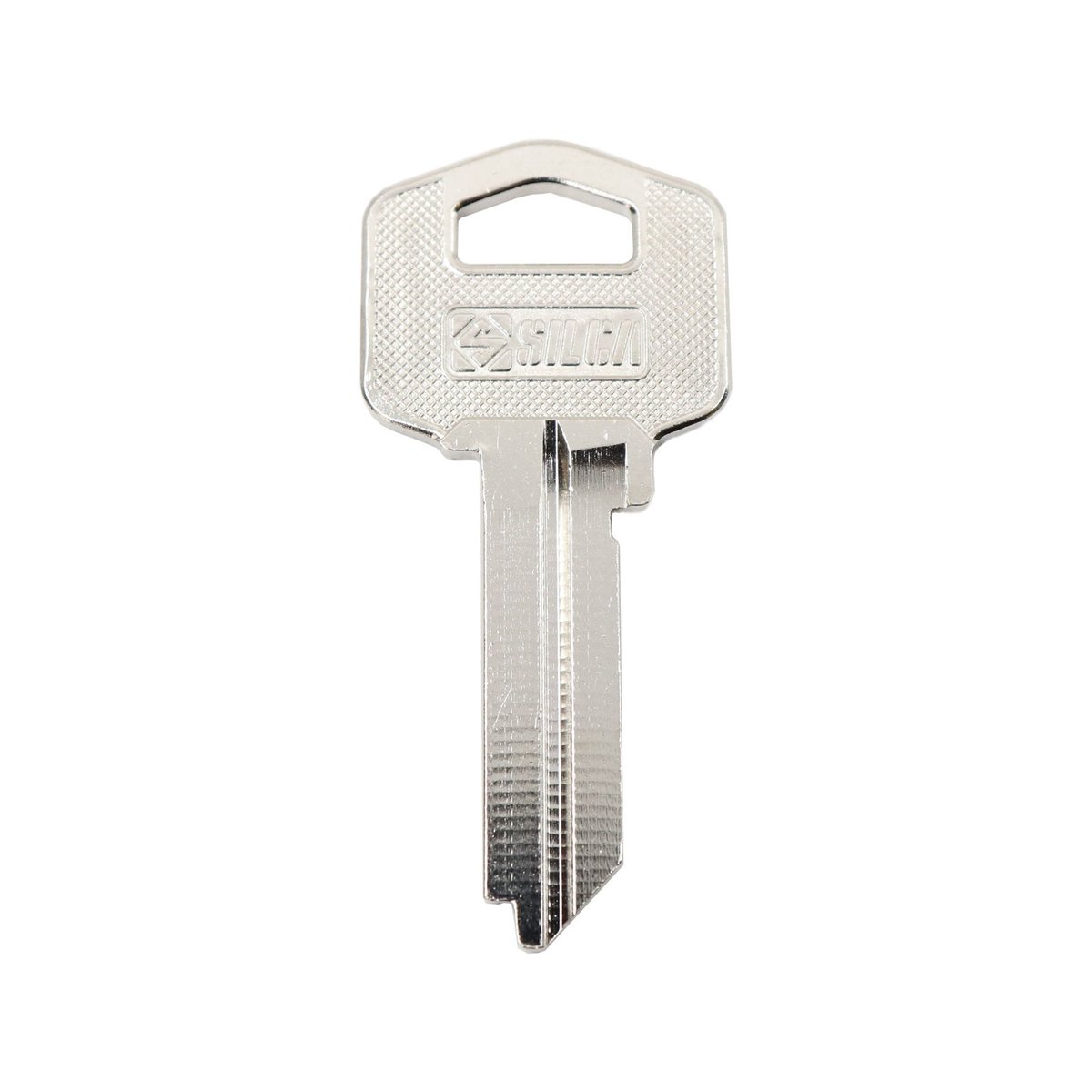 EHI Silver Blank Key - 54mm Nickel Plated Brass - Easy To Carry - SuperSaverAU - view 2