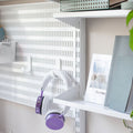 Elfa Office Solution Wall-Mounted Storage - White E-Poxy Bonded Steel - Cord Tray - 11998