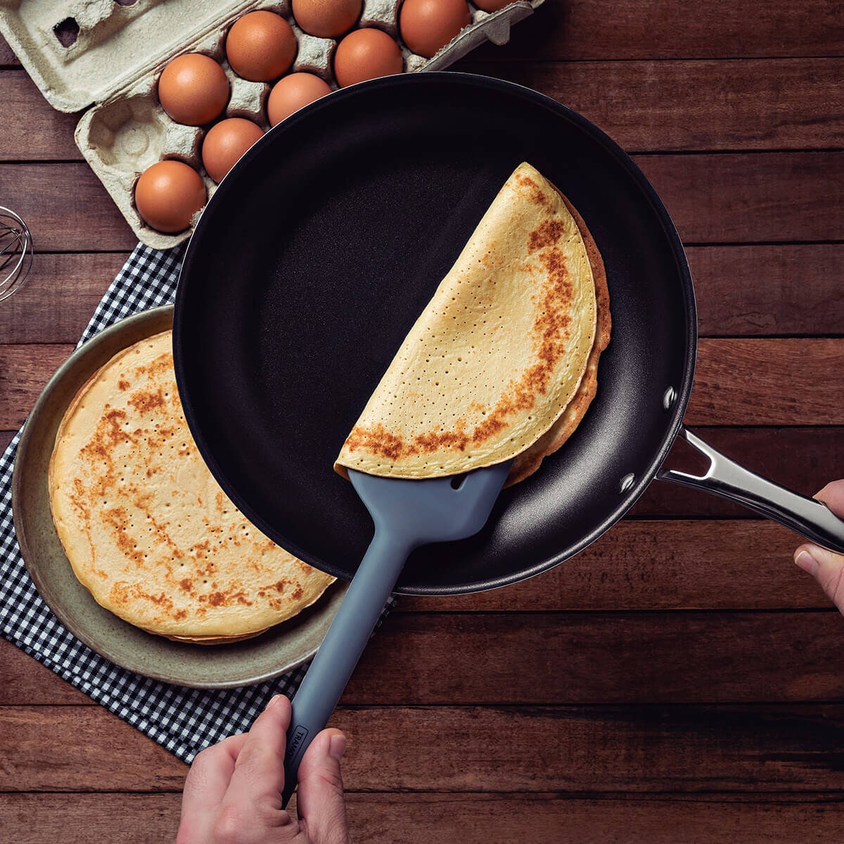 Tramontina Grano 26cm Non-Stick Frying Pan - Tri-Ply Clad Stainless Steel, Induction Compatible - 62155267