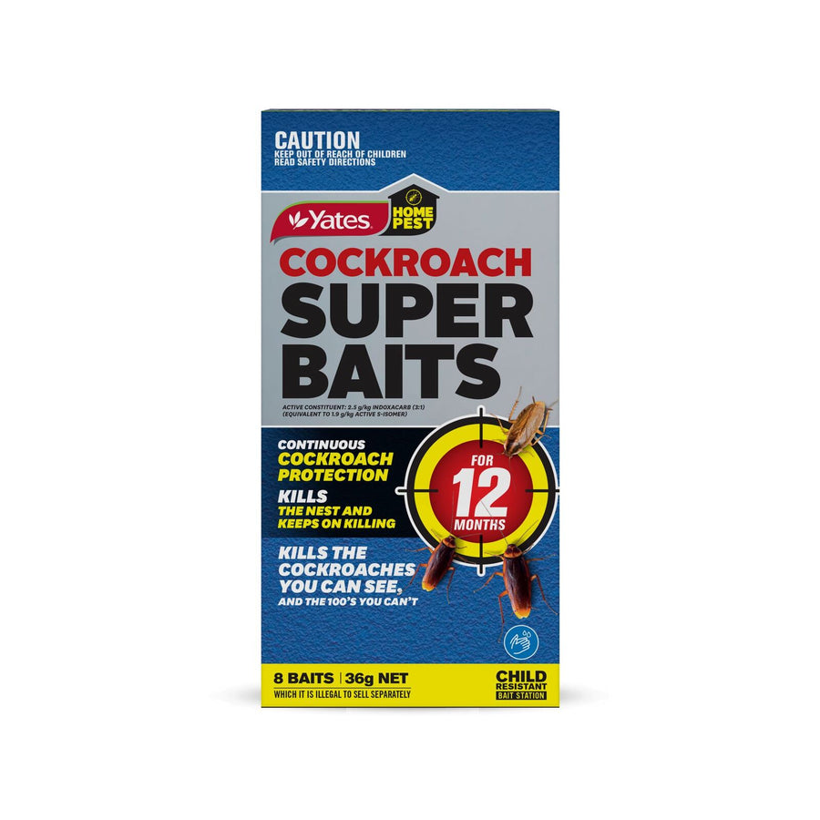 Yates Home Pest Cockroach Super Baits - 8 Pack