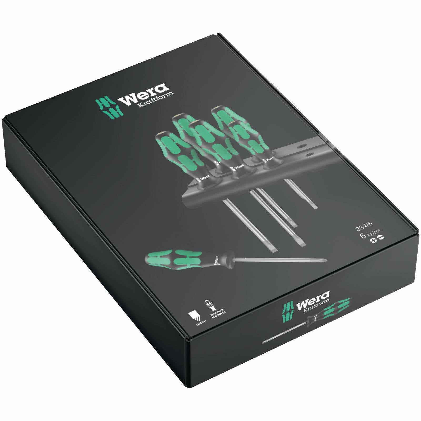 Wera 334/6 Screwdriver Set 6 Piece