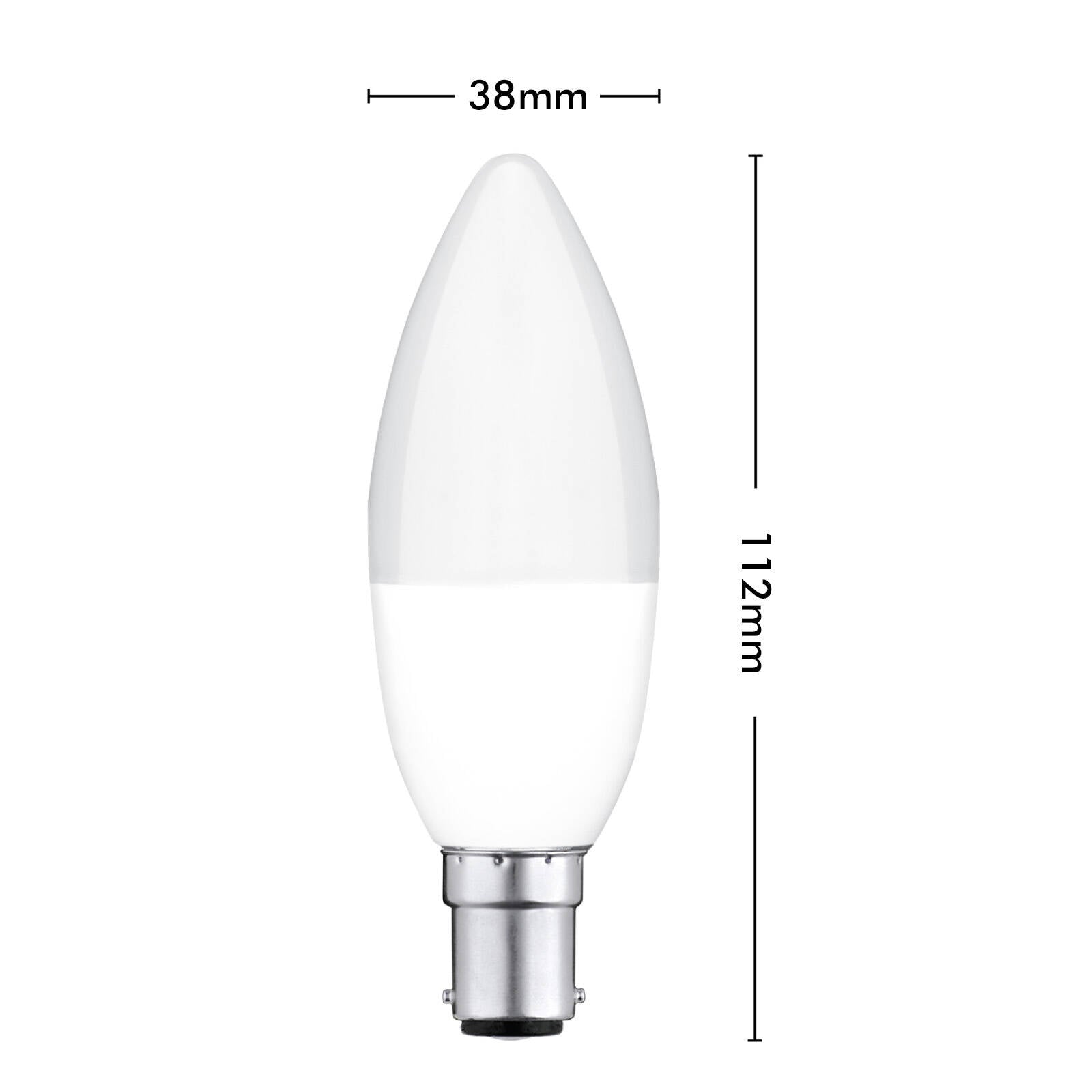 Arlec B15 LED 470lm 5.5W RGB Grid Connect Smart Candle Globe