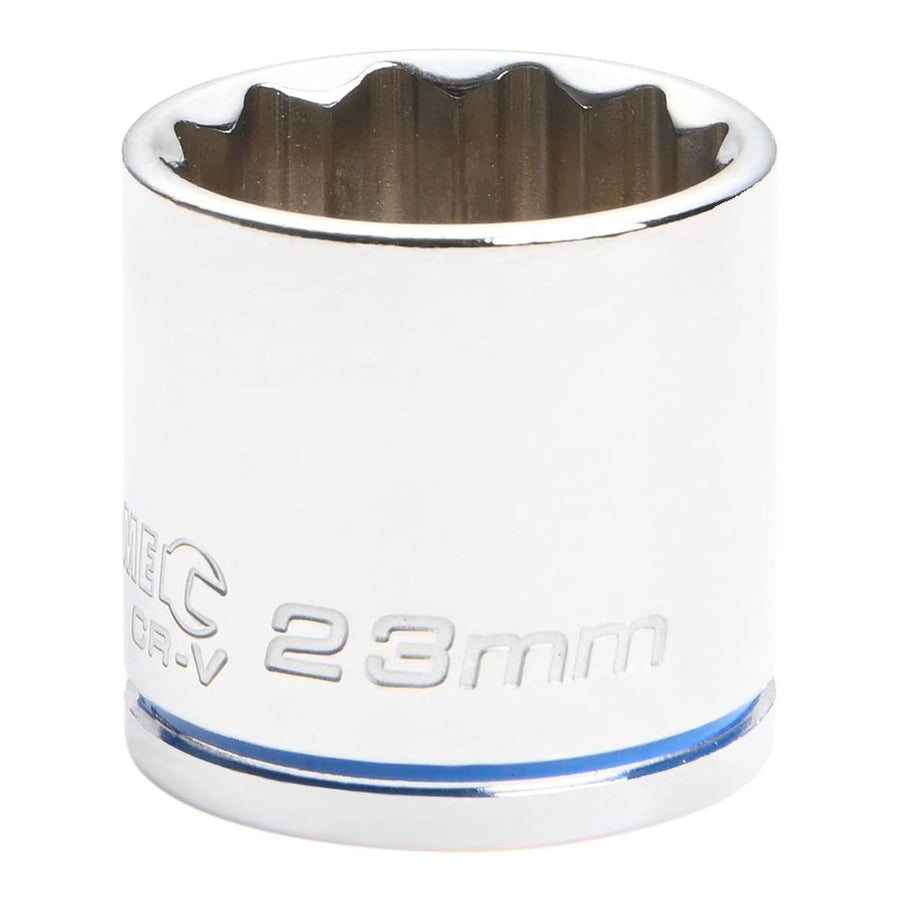 Kincrome 23mm 3/8 Drive Socket - Chrome Vanadium Steel - Rust Resistant - SuperSaverAU - view 1