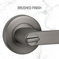 Lemaar Almeri Privacy Set - Gun Metal Grey - 126mm x 65mm x 55.6mm - Durable Finish - SuperSaverAU - view 3