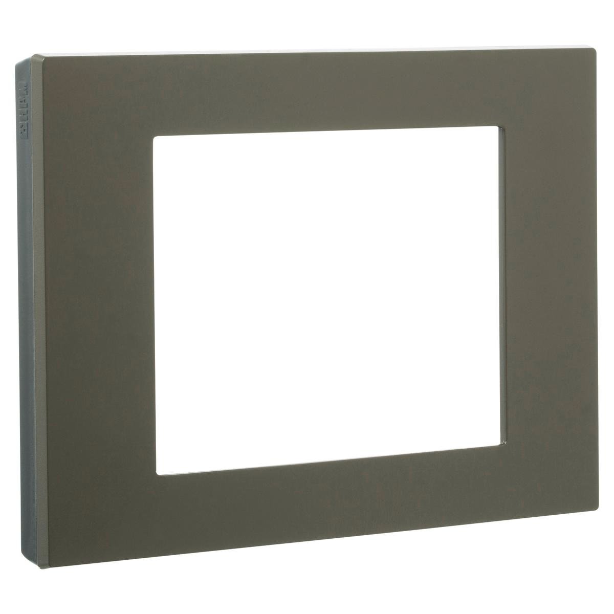 Hpm Vivo Coverplate Dark Grey - 118mm x 85mm - Durable Plastic - Modern Design - SuperSaverAU - view 1