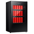 Hisense 91L Beverage Centre - Black Glass, Total NoFrost, Reversible Door, 2 Star Rating - HRBC113