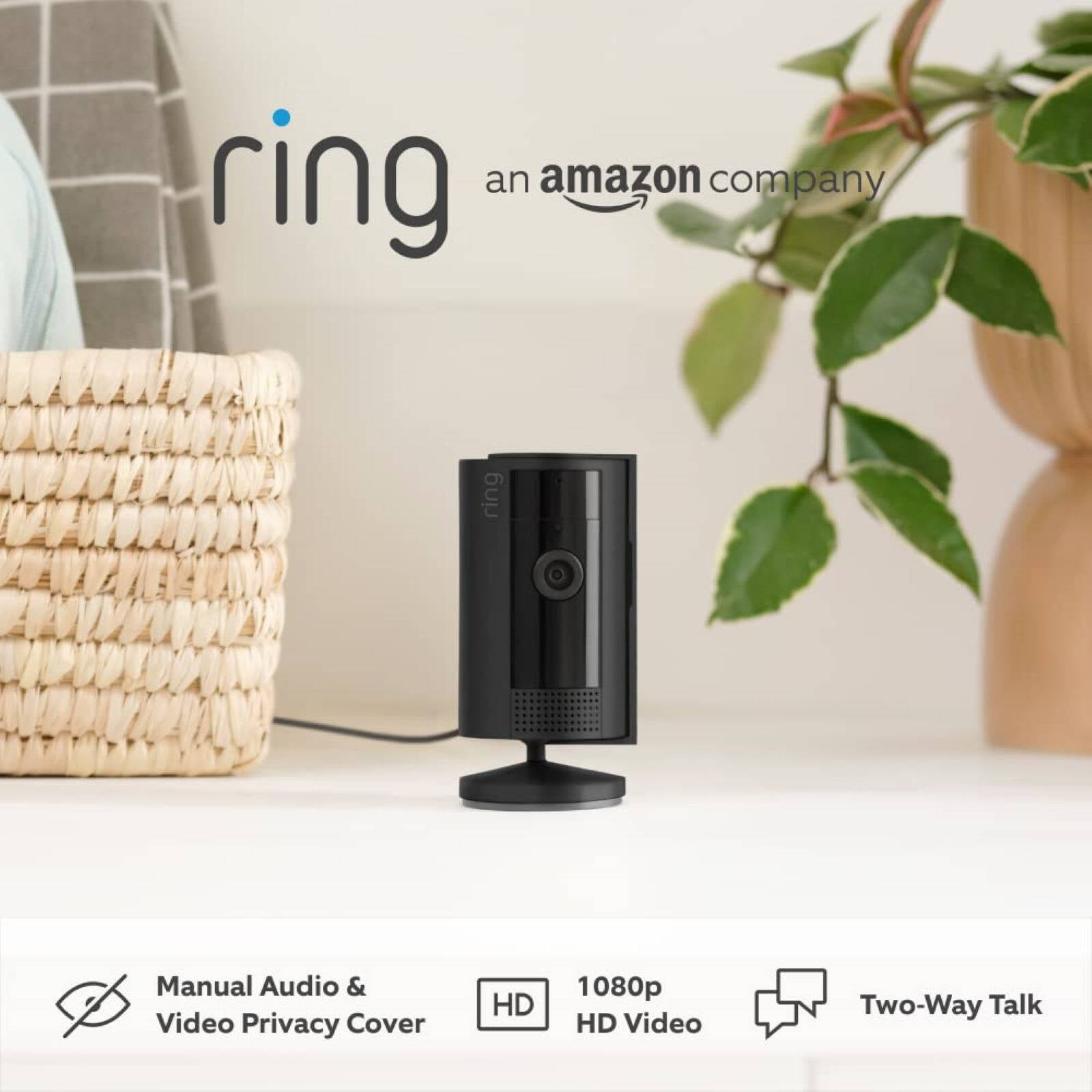 Ring Indoor Camera 2nd Gen Black 1080p with Two-Way Talk and Motion Alerts B0B6GJLMK8