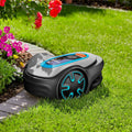 Gardena Sileno Minimo 500 Robotic Lawnmower - 500m² - Grey/Black/Turquoise - Autonomous Mowing - SuperSaverAU - view 2